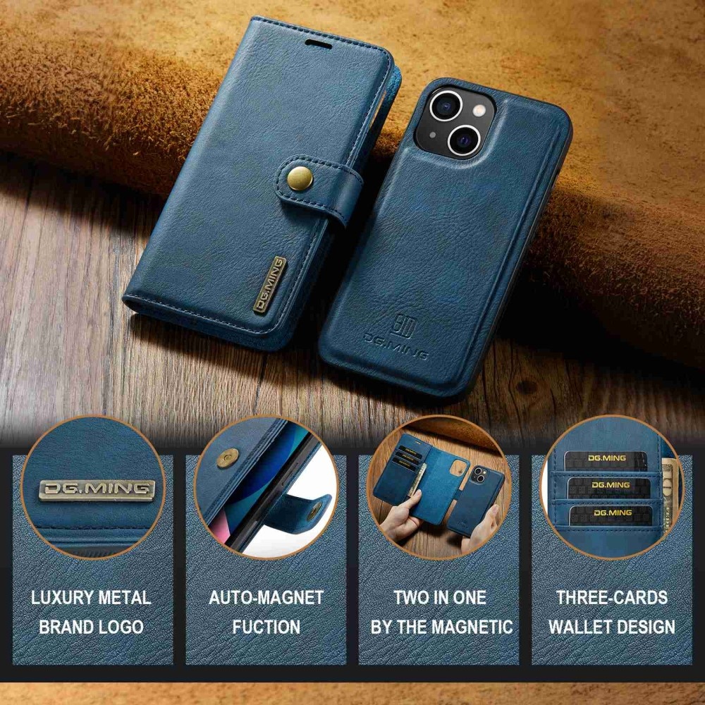 Magnet Wallet iPhone 14 Blue