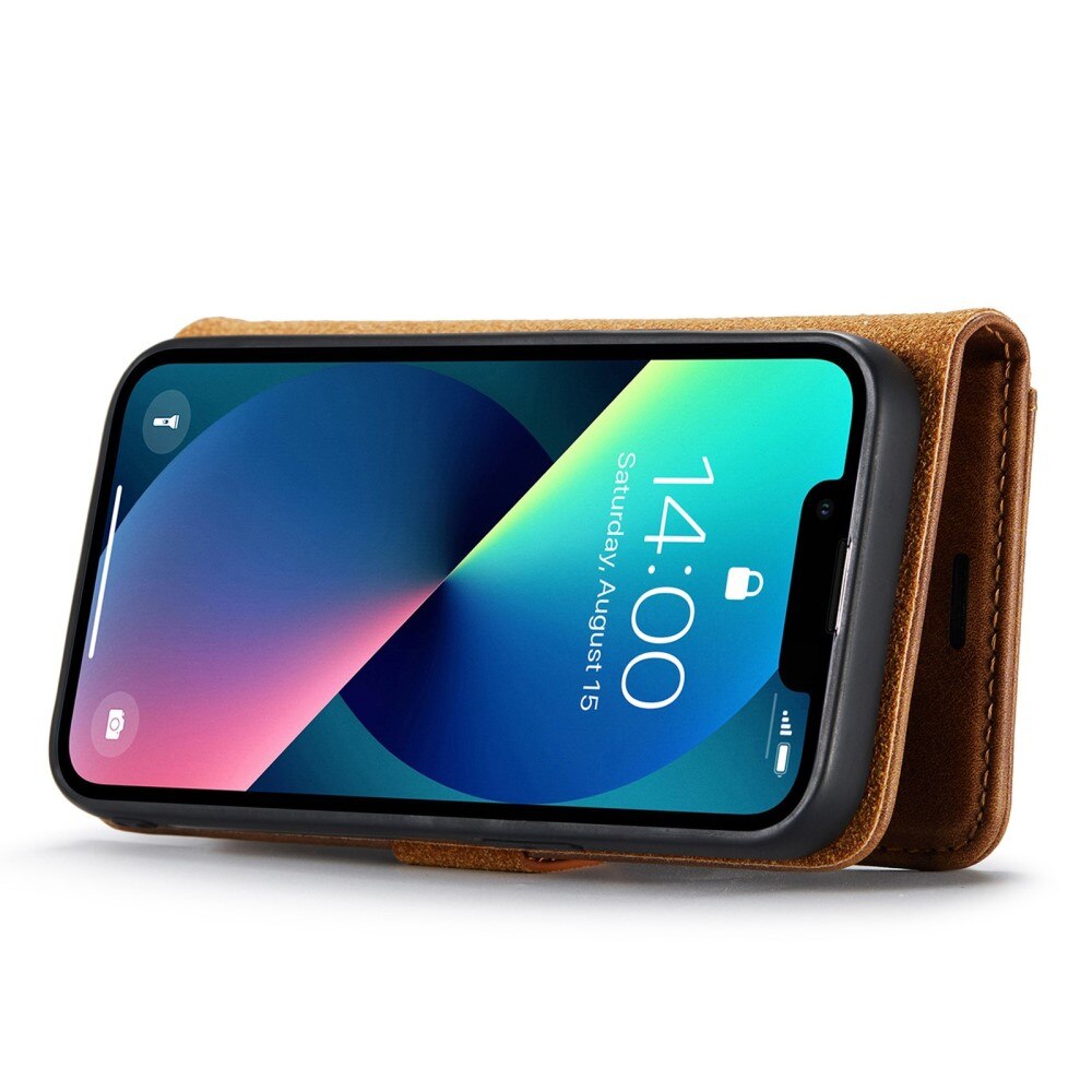 Magnet Wallet iPhone 14 Plus Bruin