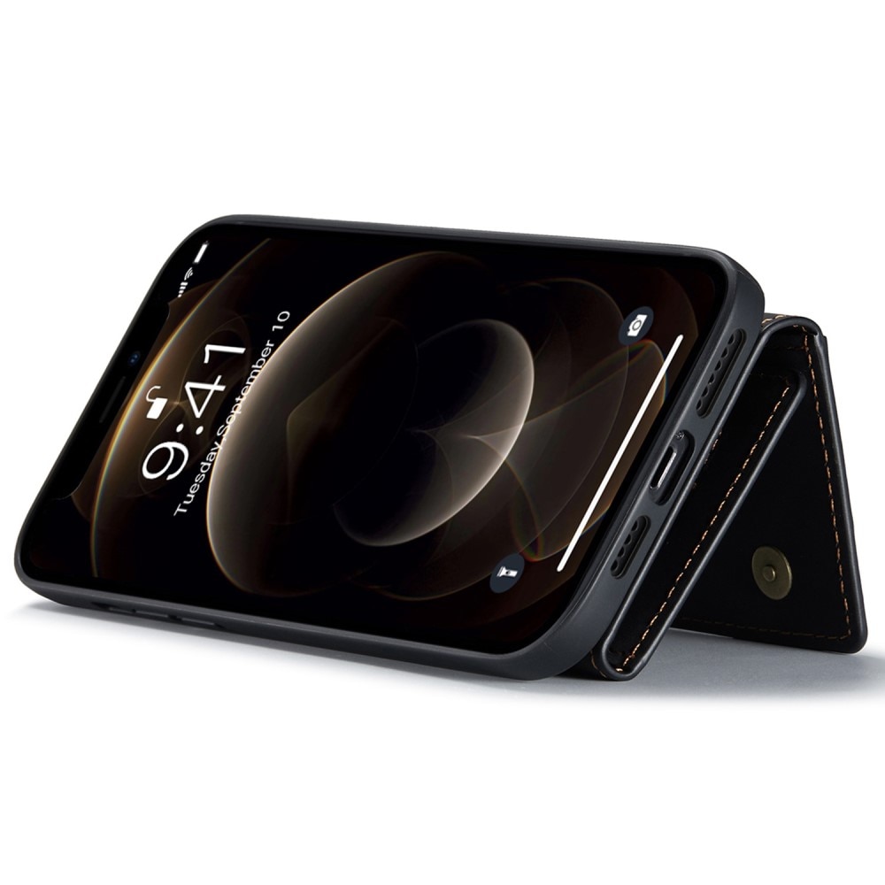 Magnetic Card Slots Case iPhone 14 Plus Zwart