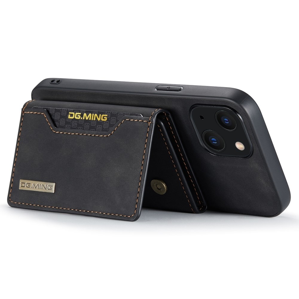 Magnetic Card Slots Case iPhone 14 Plus Zwart