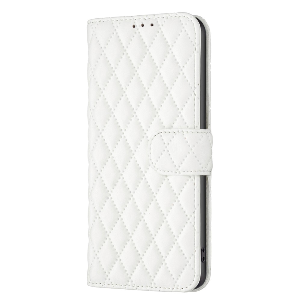 iPhone 14 Portemonnee hoesje Quilted Wit