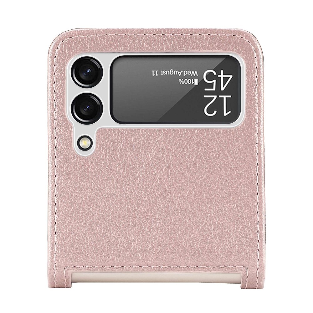 Slim Card Wallet Samsung Galaxy Z Flip 4 Roze