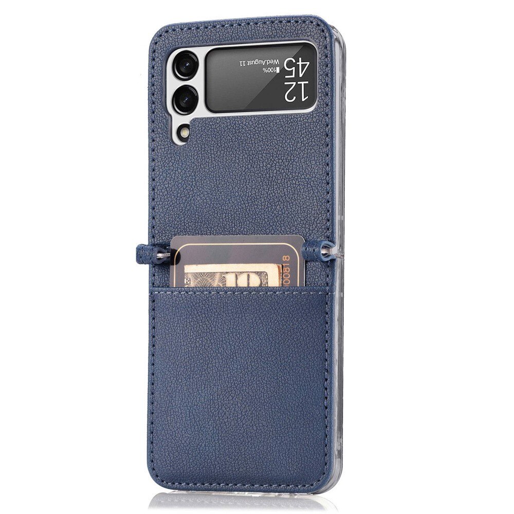 Slim Card Wallet Samsung Galaxy Z Flip 4 Blauw