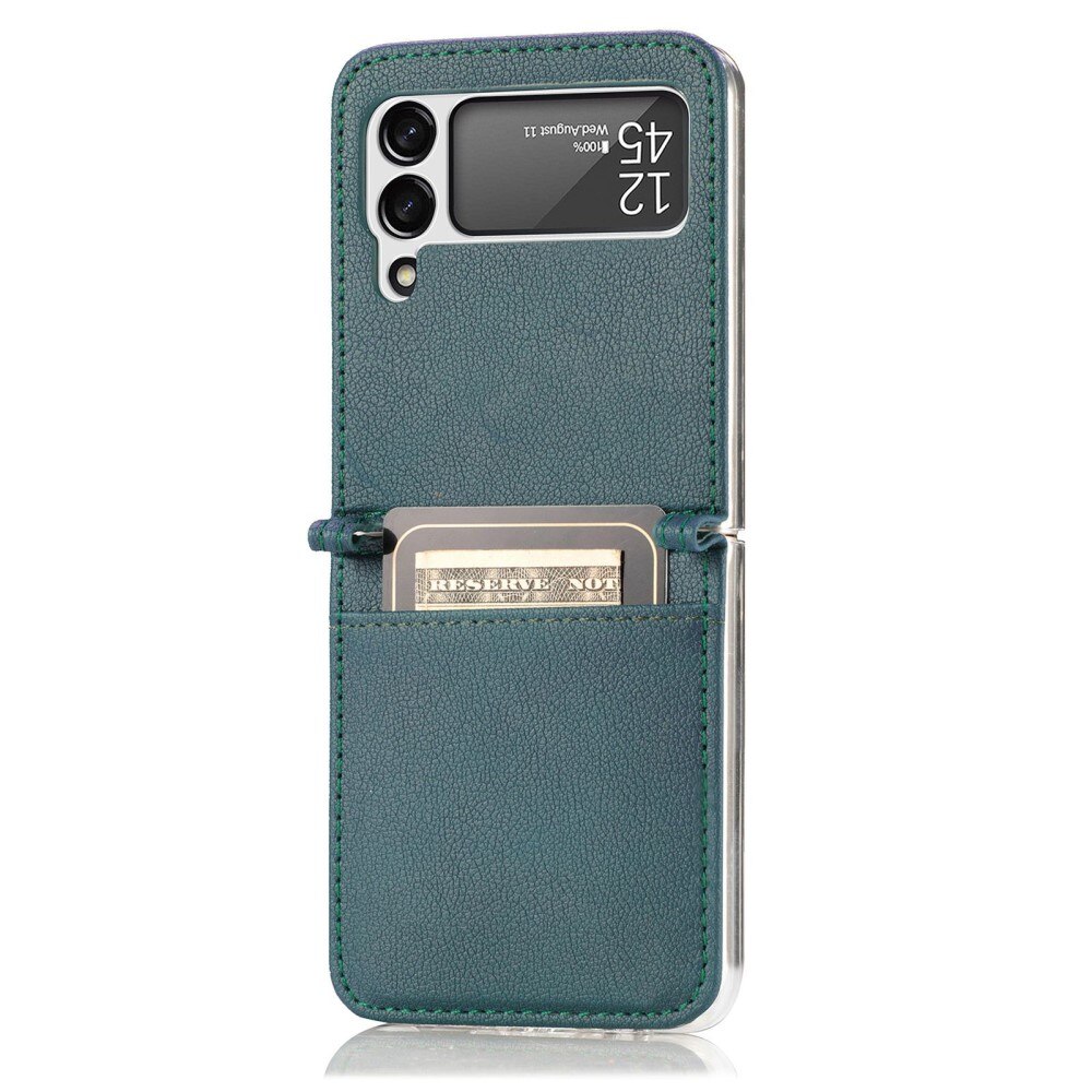 Slim Card Wallet Samsung Galaxy Z Flip 4 Groen