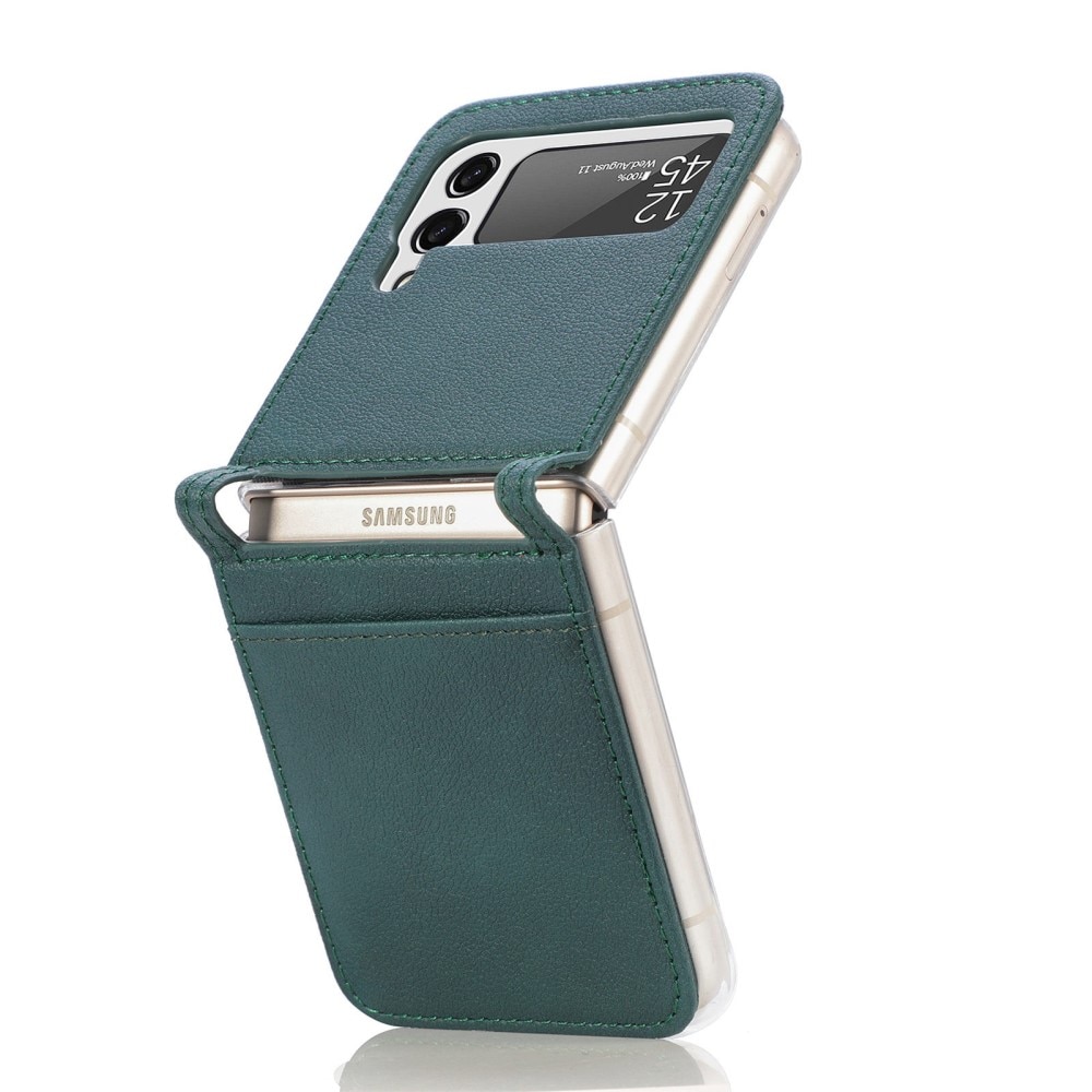 Slim Card Wallet Samsung Galaxy Z Flip 4 Groen