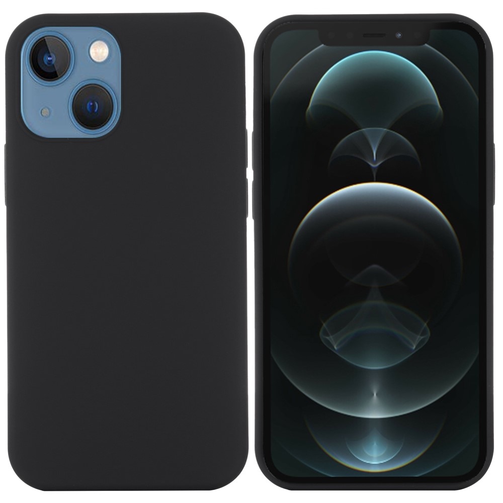 Silicone Magnetic Case iPhone 14 Plus Zwart