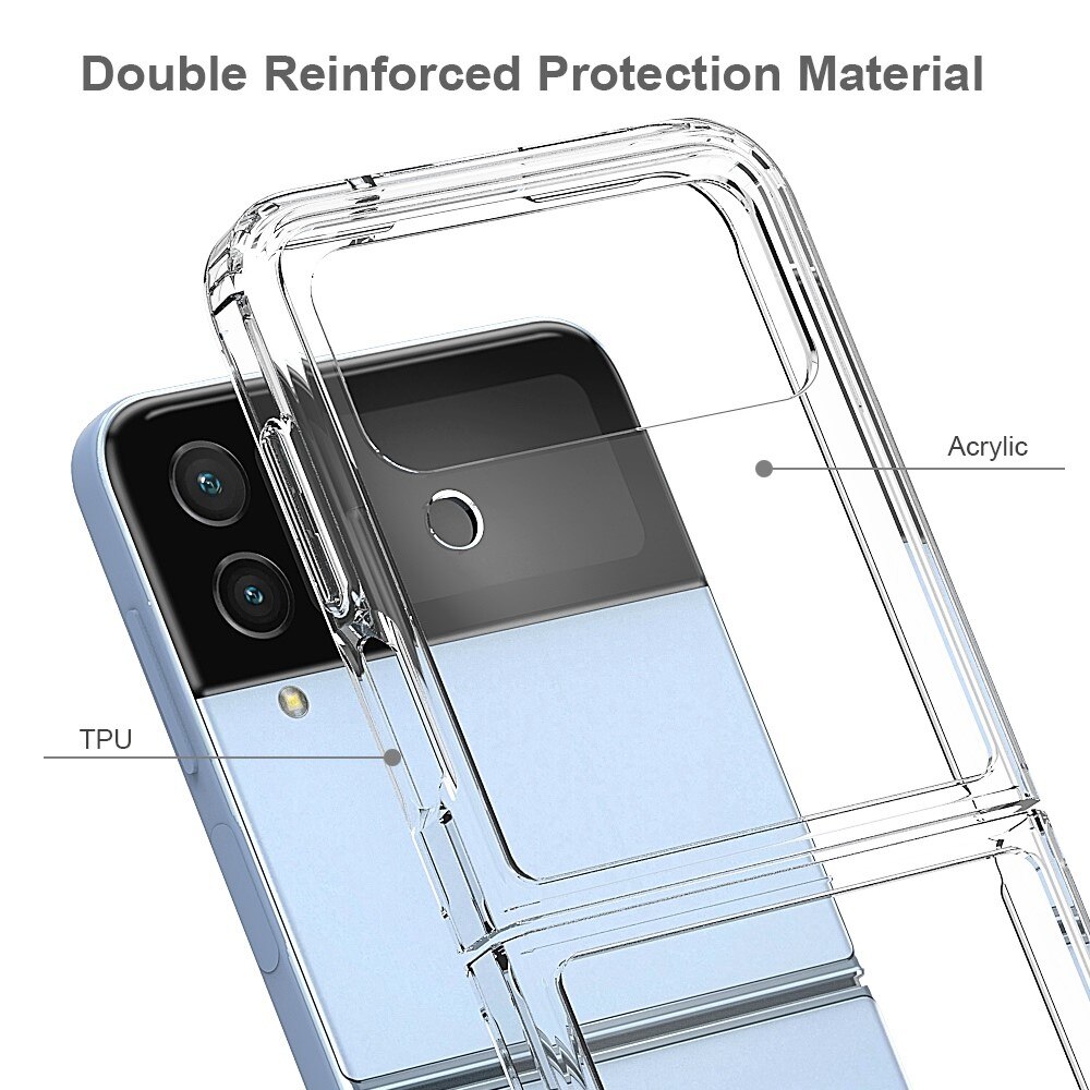 Hybridcase Samsung Galaxy Z Flip 4 Transparant