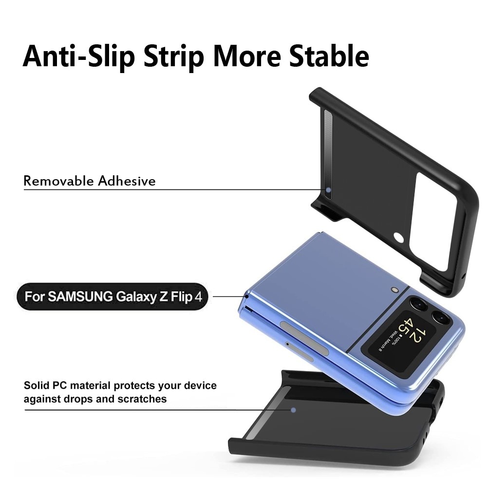 Samsung Galaxy Z Flip 4 Hardcase Gummicoating Wit