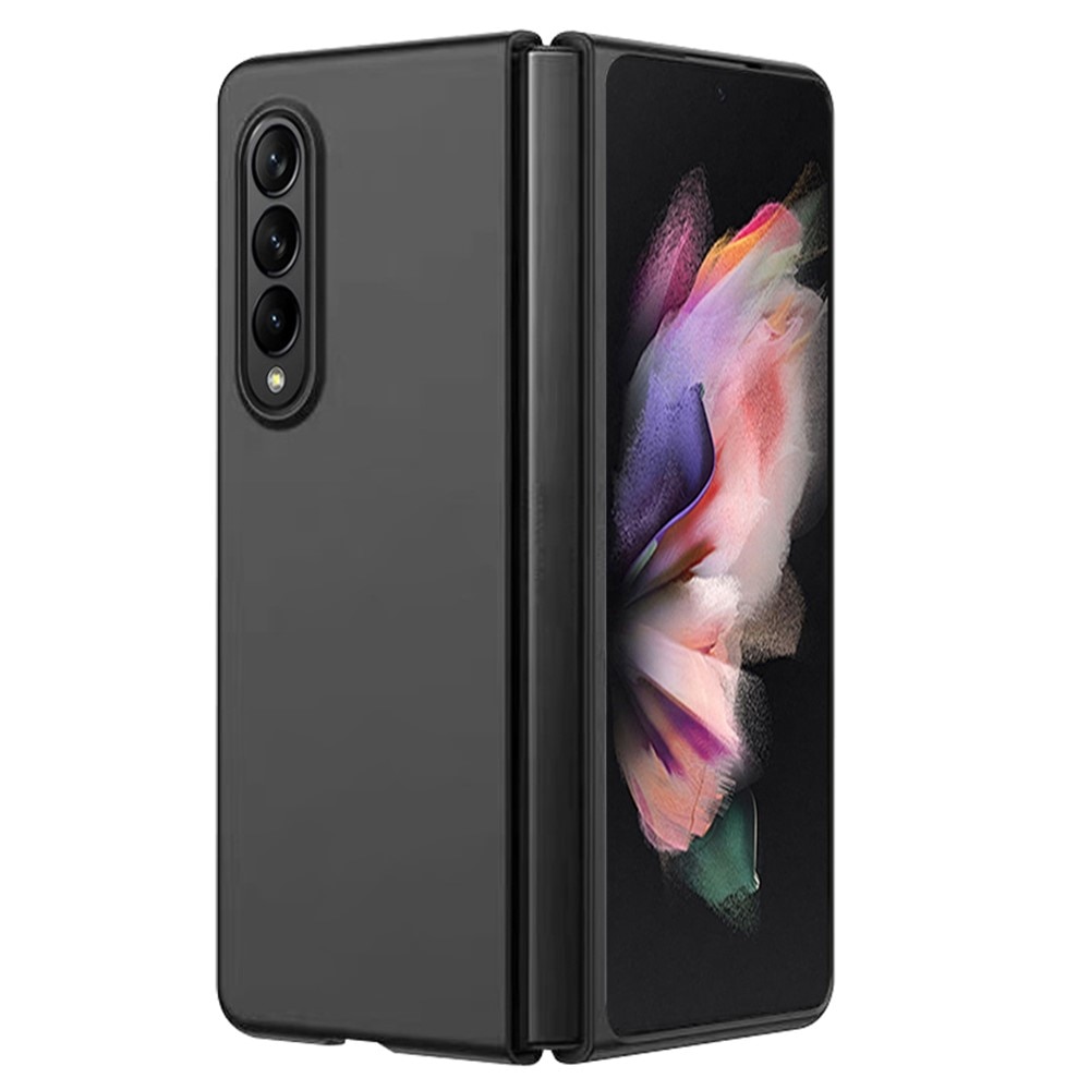 Samsung Galaxy Z Fold 4 Hardcase Gummicoating Zwart