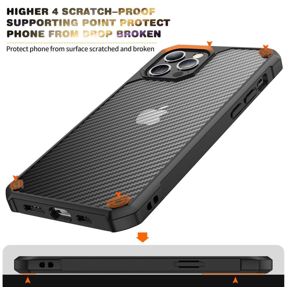 iPhone 14 Pro Hybridcase Koolstofvezel