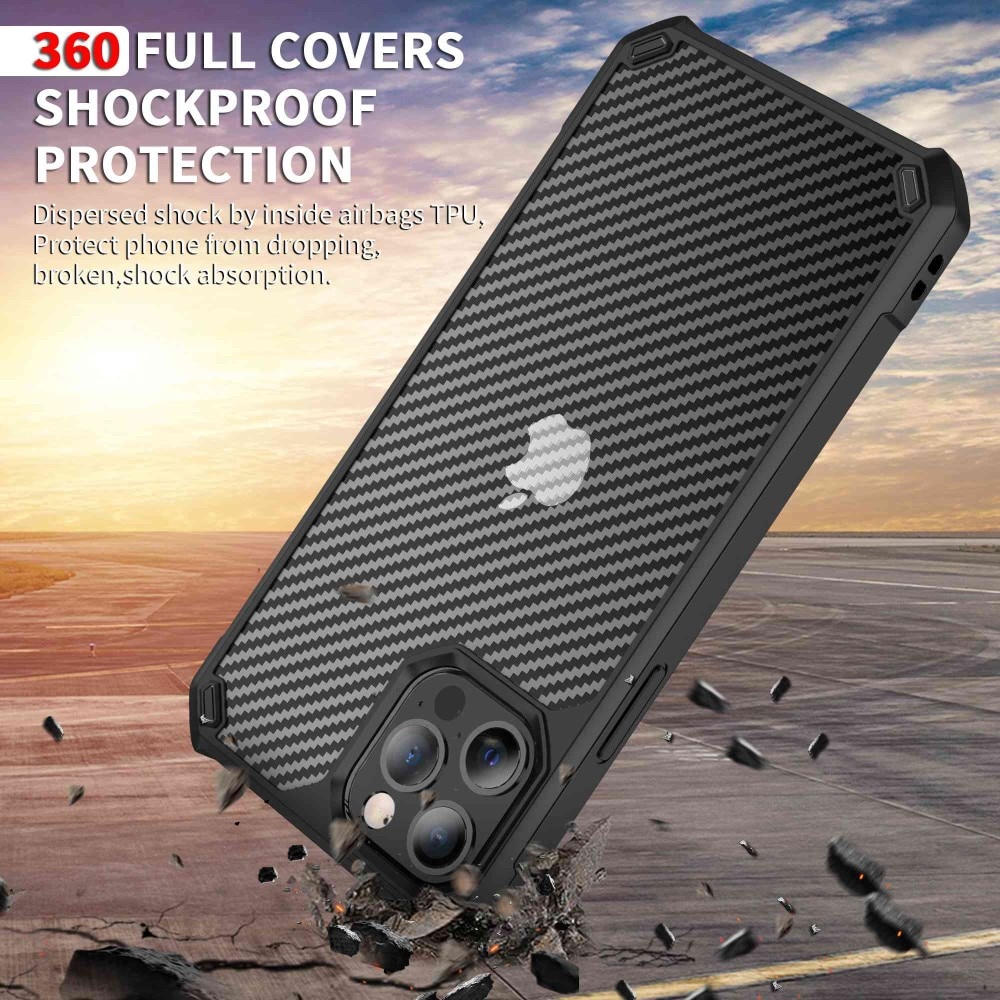 iPhone 14 Pro Max Hybridcase Koolstofvezel
