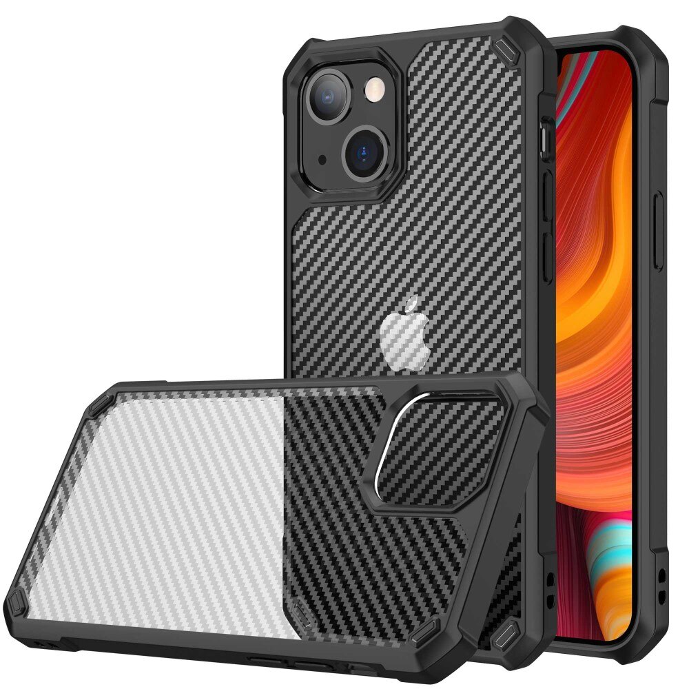 iPhone 14 Hybridcase Koolstofvezel