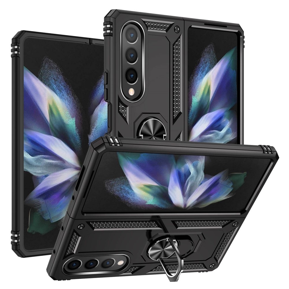 Samsung Galaxy Z Fold 4 Hybridcase Tech Ring Zwart