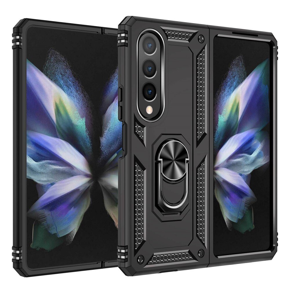 Samsung Galaxy Z Fold 4 Hybridcase Tech Ring Zwart