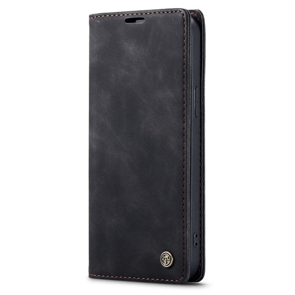 Slim Bookcover Hoesje iPhone 14 Pro Max Zwart