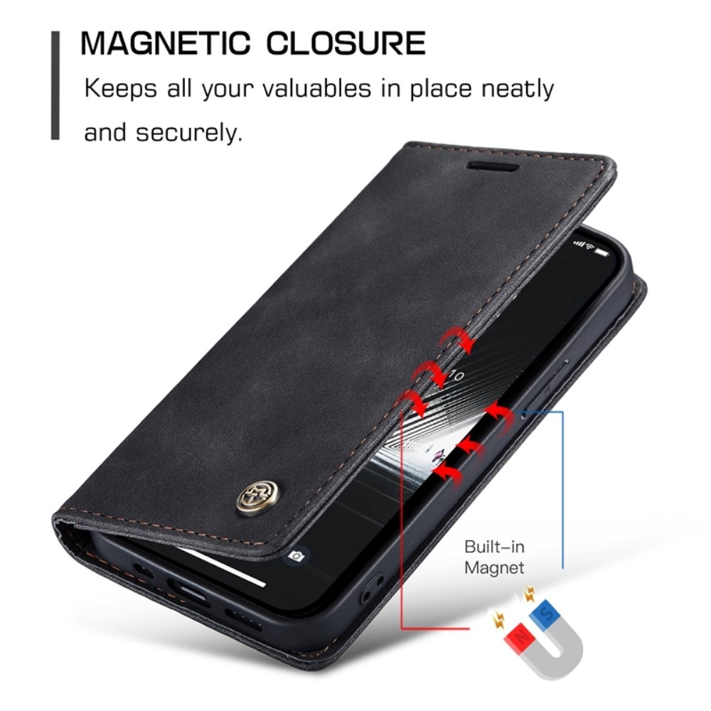 Slim Bookcover Hoesje iPhone 14 Plus Zwart