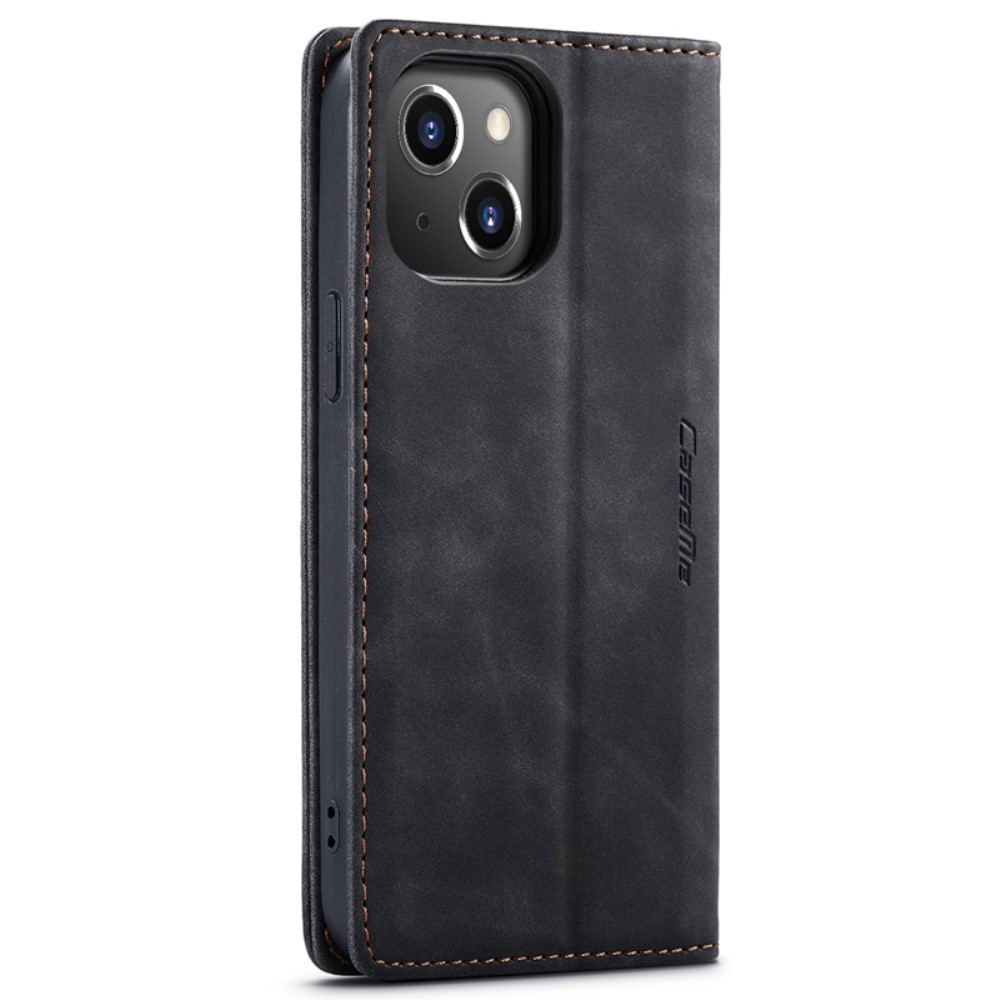 Slim Bookcover Hoesje iPhone 14 Plus Zwart