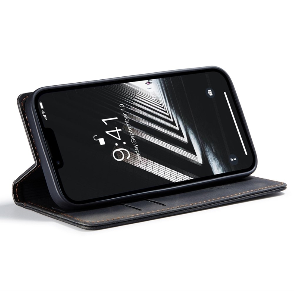 Slim Bookcover Hoesje iPhone 14 Plus Zwart