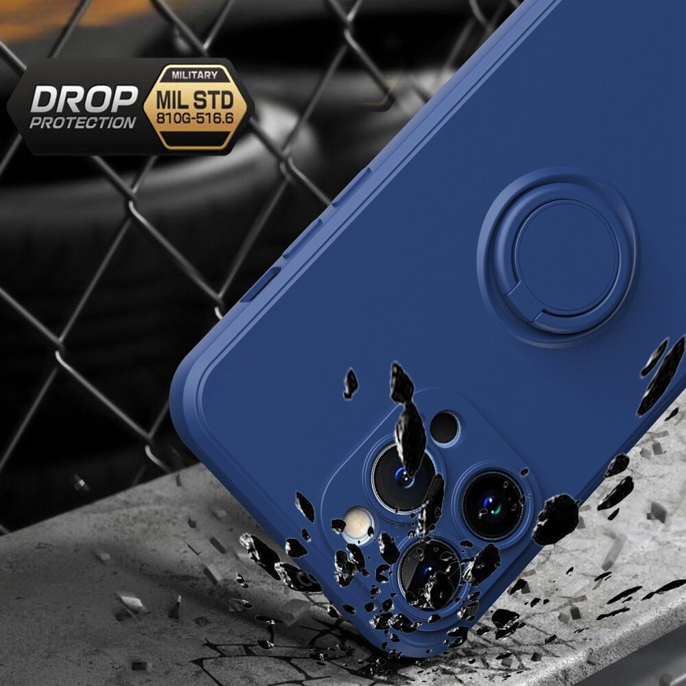 iPhone 14 Pro Hardcase Ring Zwart