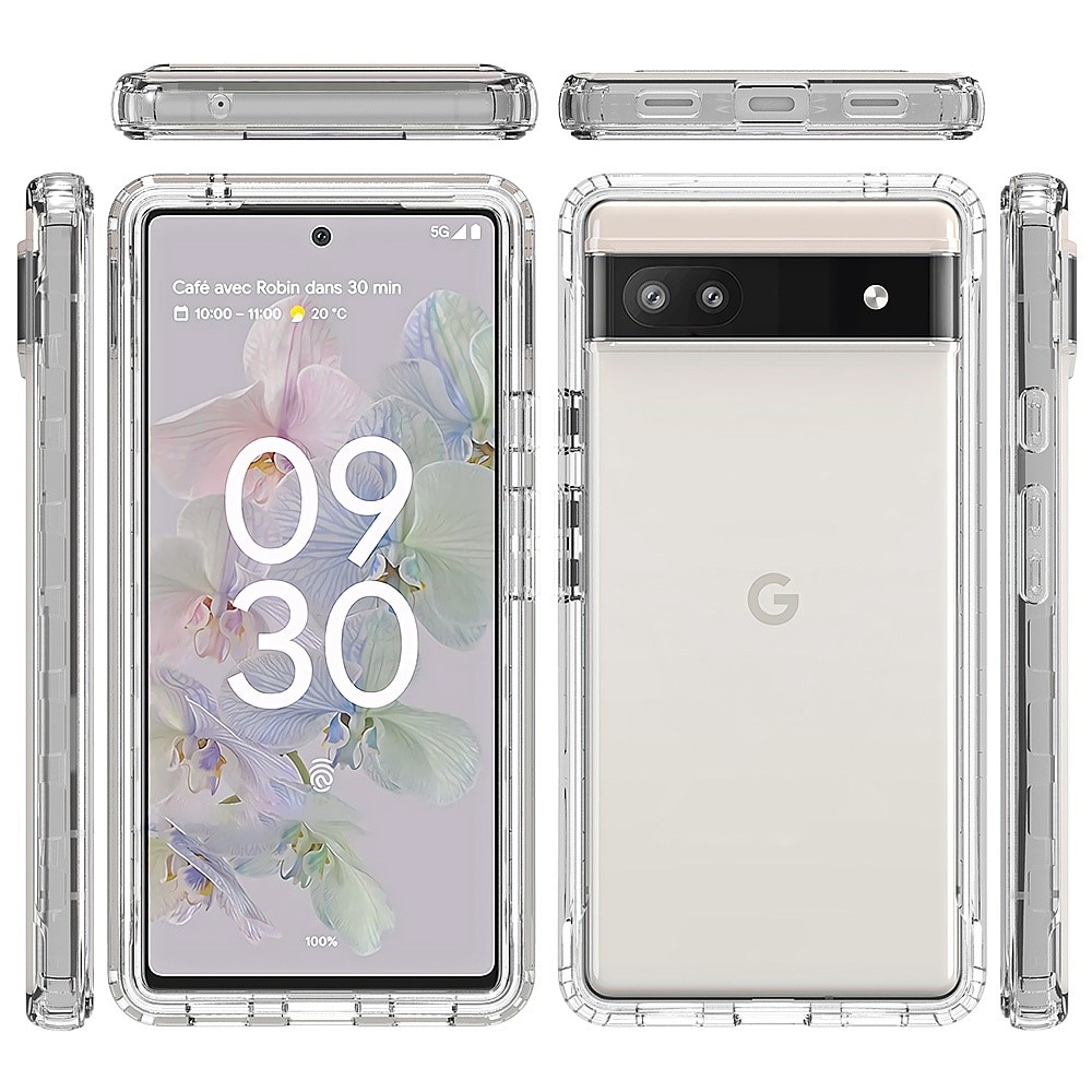 Google Pixel 6a Full Cover Hoesje transparant