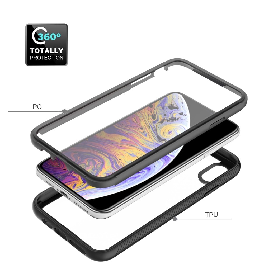 iPhone XS Max Full Protection Case Zwart