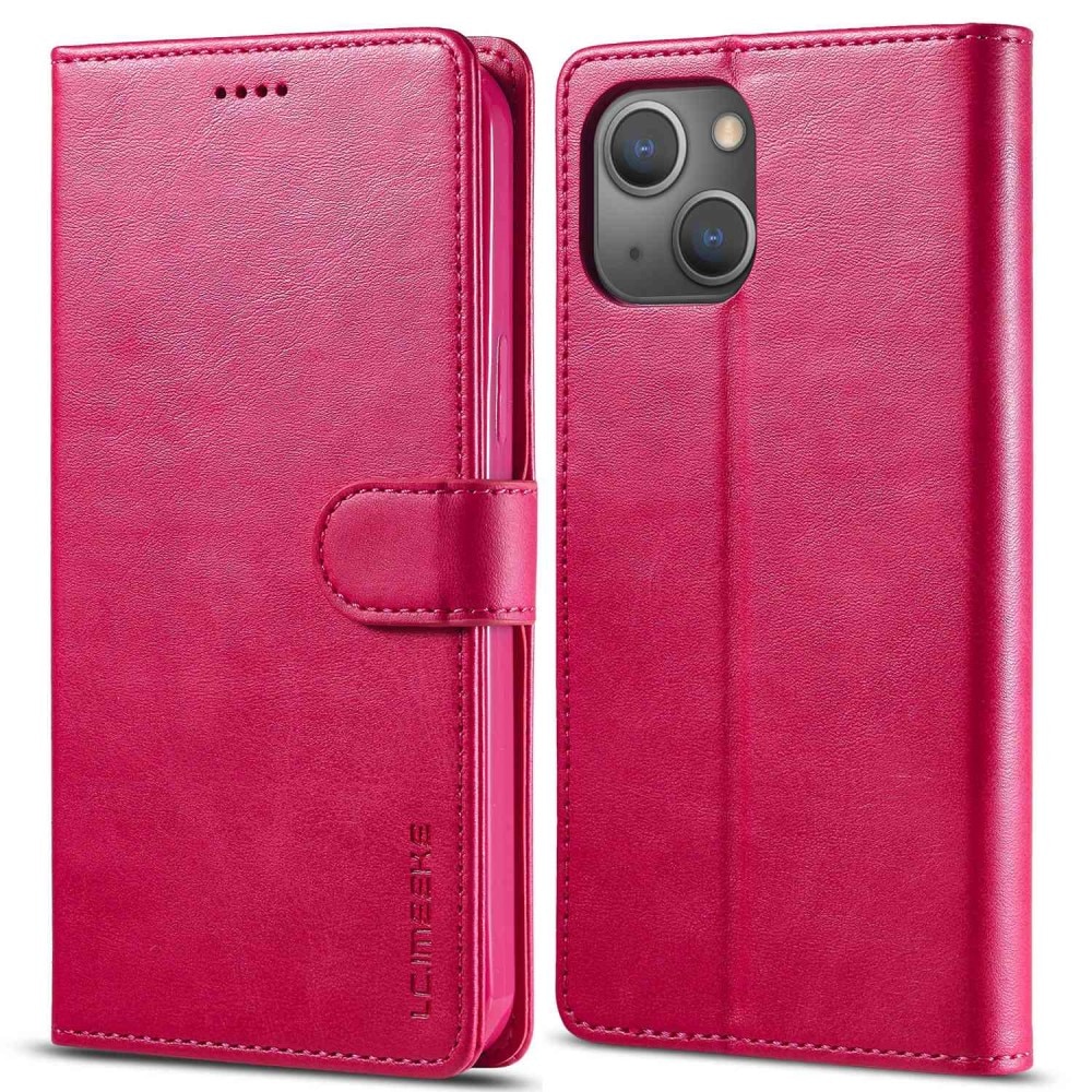 Bookcover hoesje iPhone 14 Roze