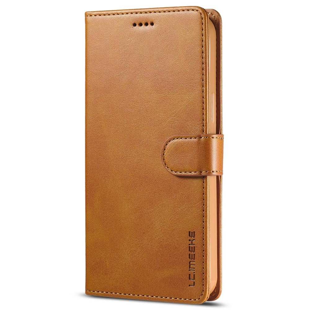 Bookcover hoesje iPhone 14 Cognac