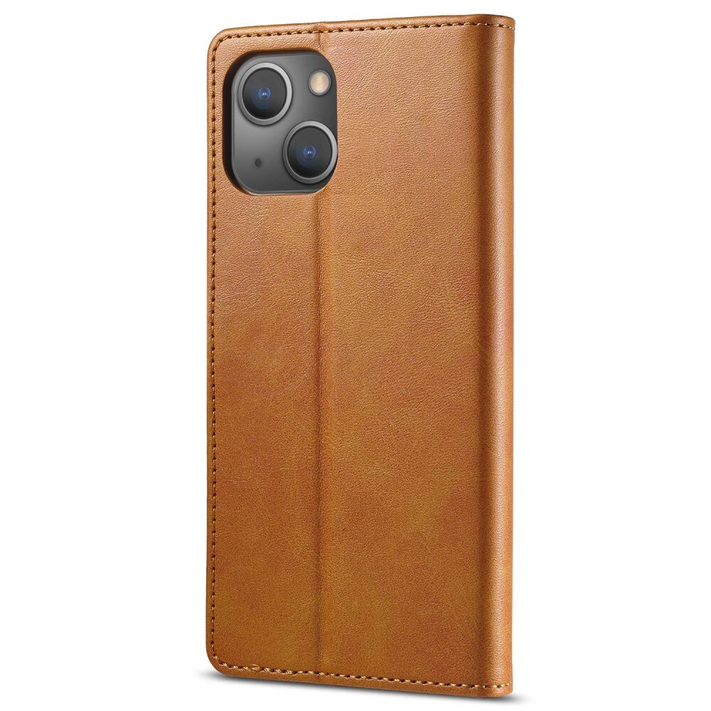 Bookcover hoesje iPhone 14 Plus Cognac