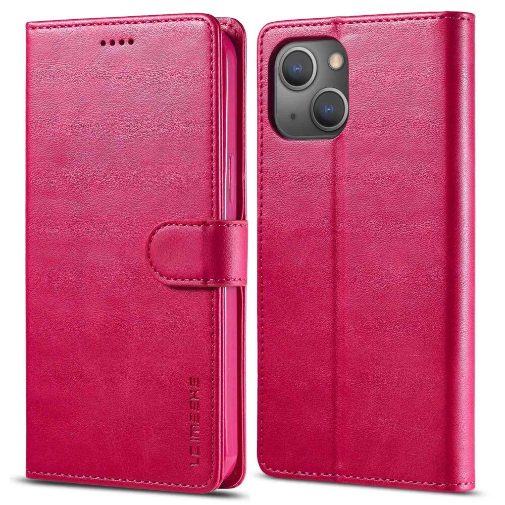 Bookcover hoesje iPhone 14 Plus Roze