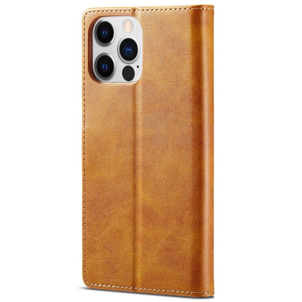 Bookcover hoesje iPhone 14 Pro Max Cognac