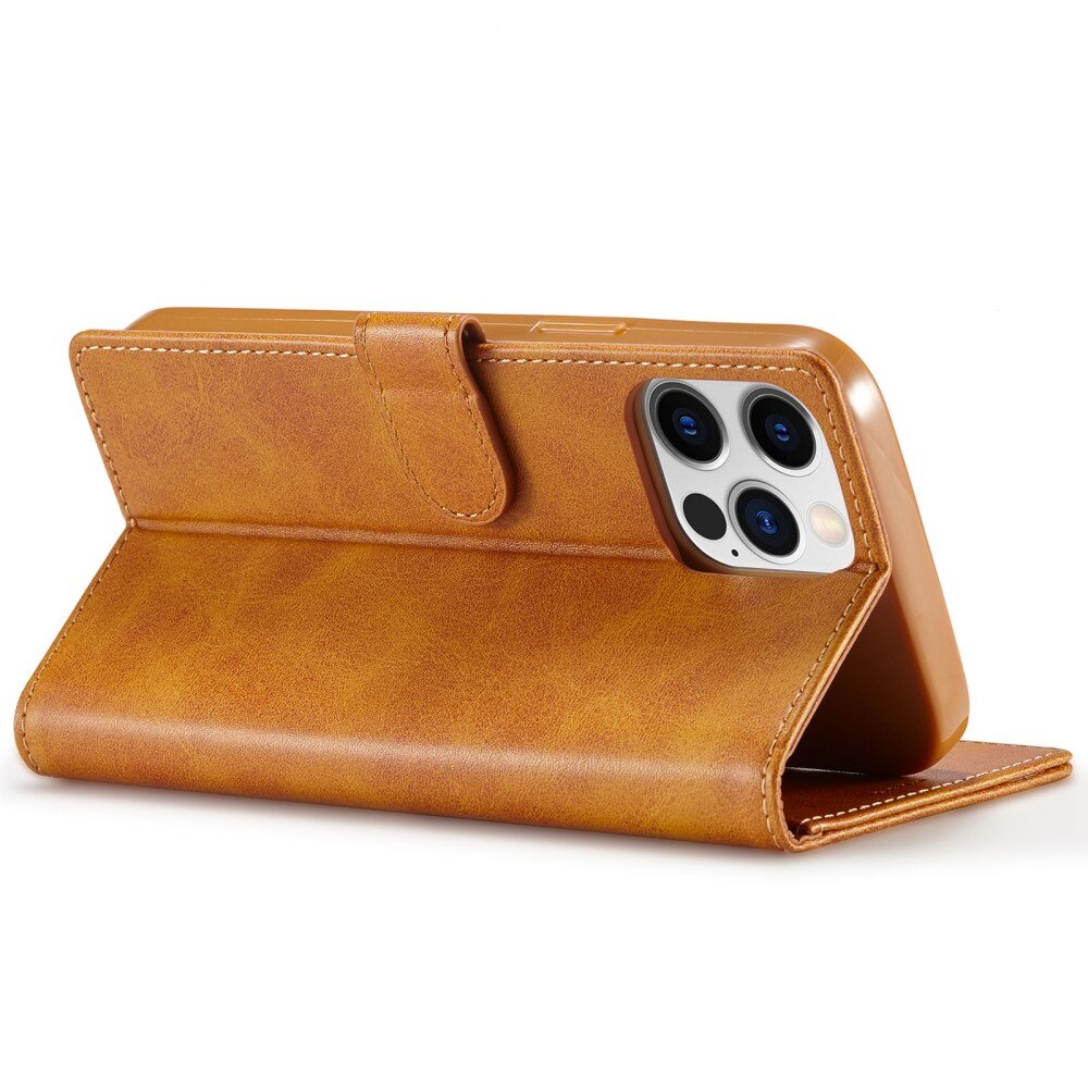 Bookcover hoesje iPhone 14 Pro Max Cognac