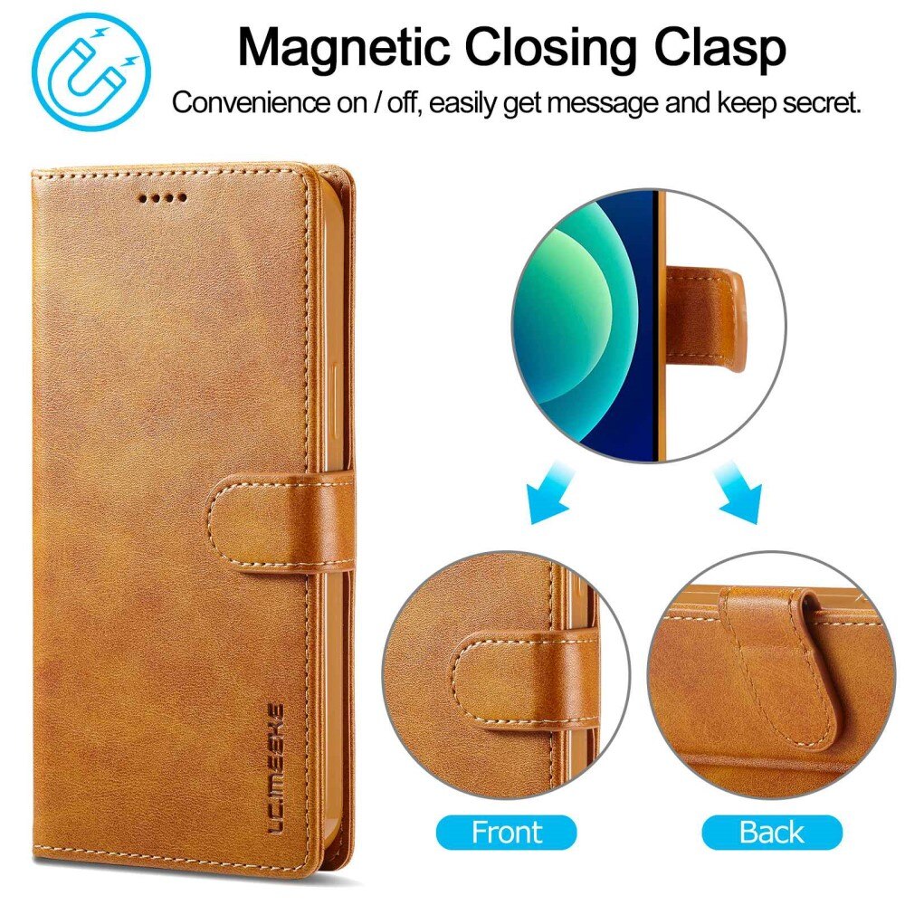 Bookcover hoesje iPhone 14 Pro Max Cognac