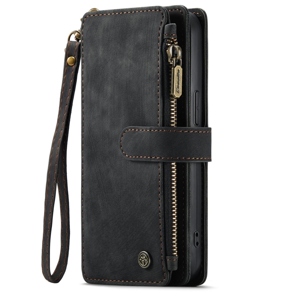 Bookcover hoesje Rits Apple iPhone 14 Plus Zwart