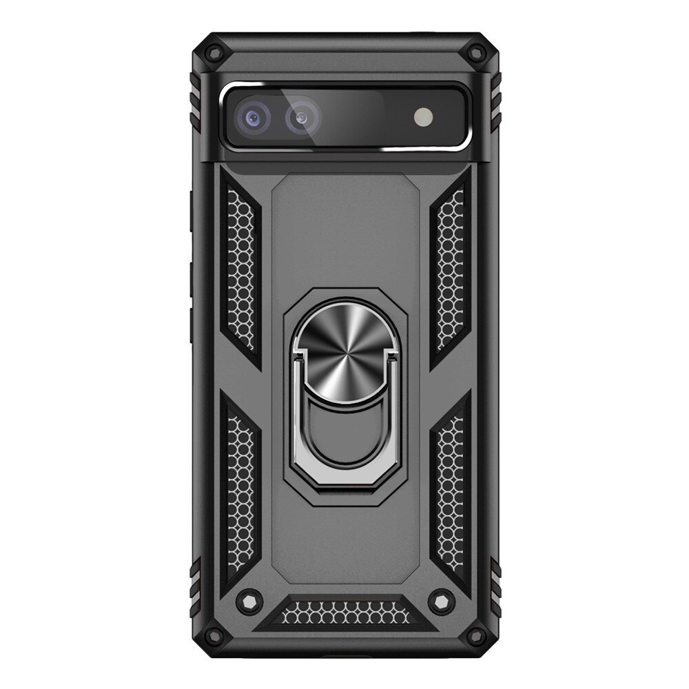 Google Pixel 6a Hybridcase Tech Ring Zwart