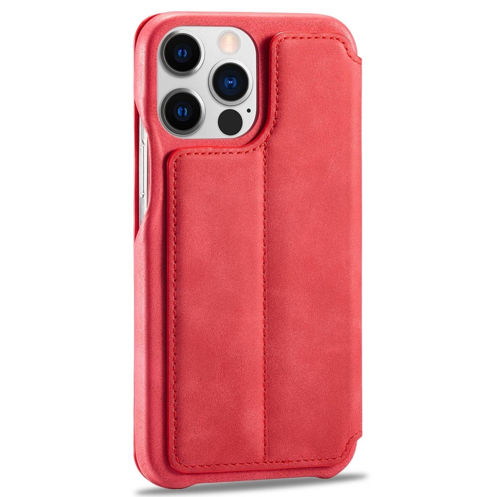 Slim Bookcover hoesje iPhone 14 Pro Max Rood