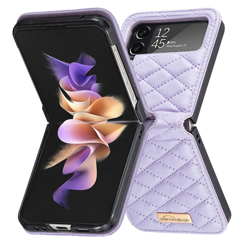 Samsung Galaxy Z Flip 4 Bookcover hoejse Paars