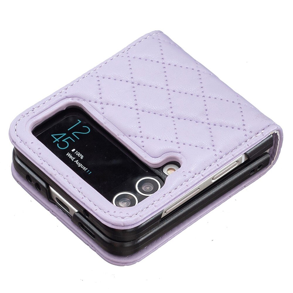 Samsung Galaxy Z Flip 4 Bookcover hoesje Paars