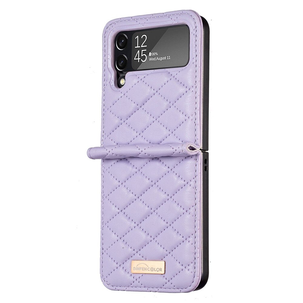 Samsung Galaxy Z Flip 4 Bookcover hoesje Paars