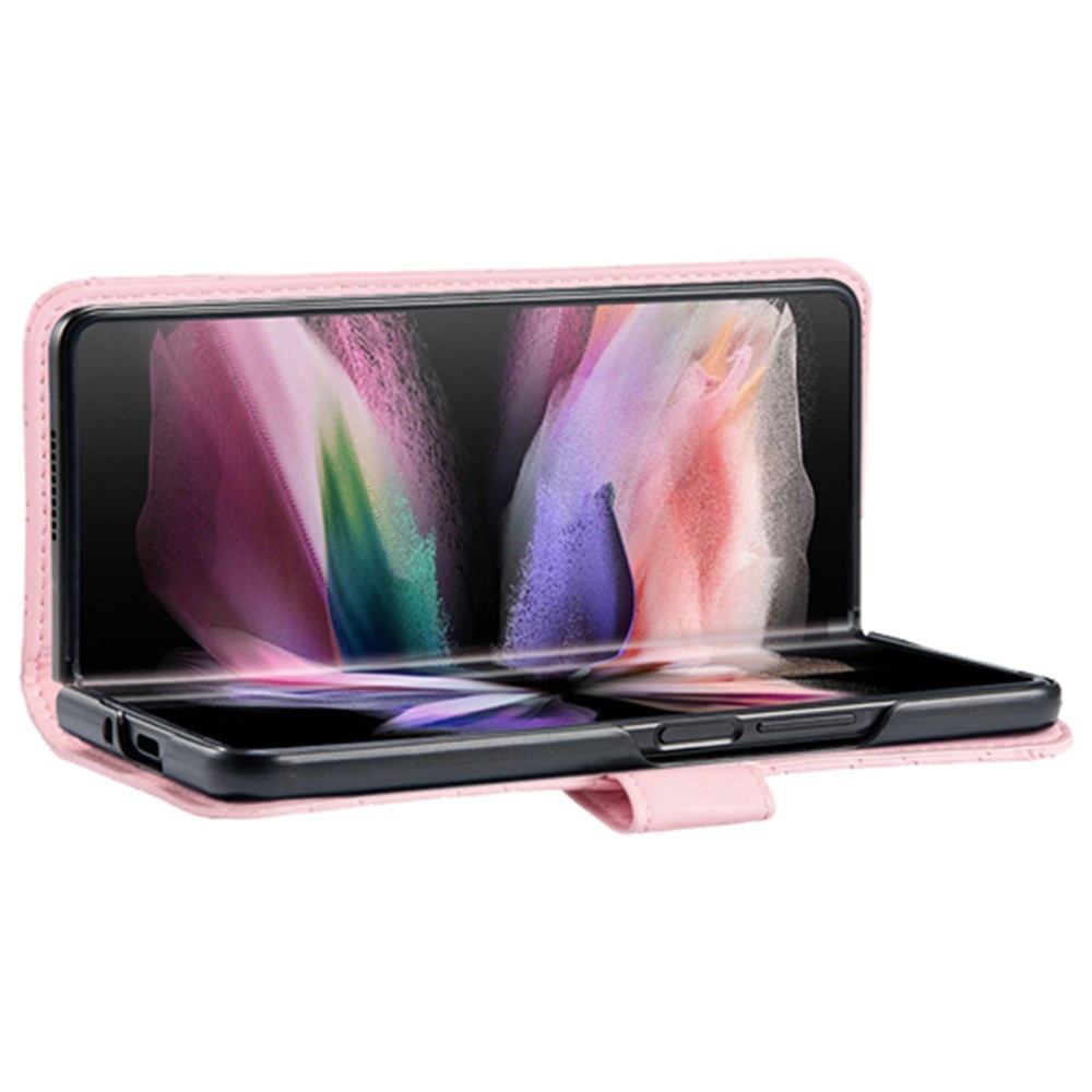Samsung Galaxy Z Fold 4 Portemonnee hoesje Quilted Roze