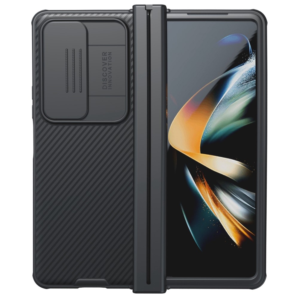 Nillkin Hoesje met Camera Protector Samsung Galaxy Z Fold 4 Zwart