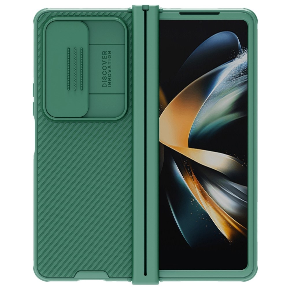 Nillkin Hoesje met Camera Protector Samsung Galaxy Z Fold 4 Groen