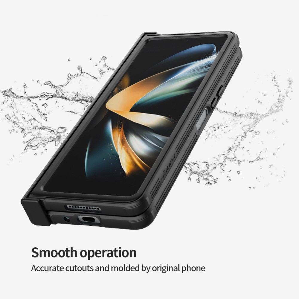 Nillkin Hoesje met Camera Protector Samsung Galaxy Z Fold 4 Groen