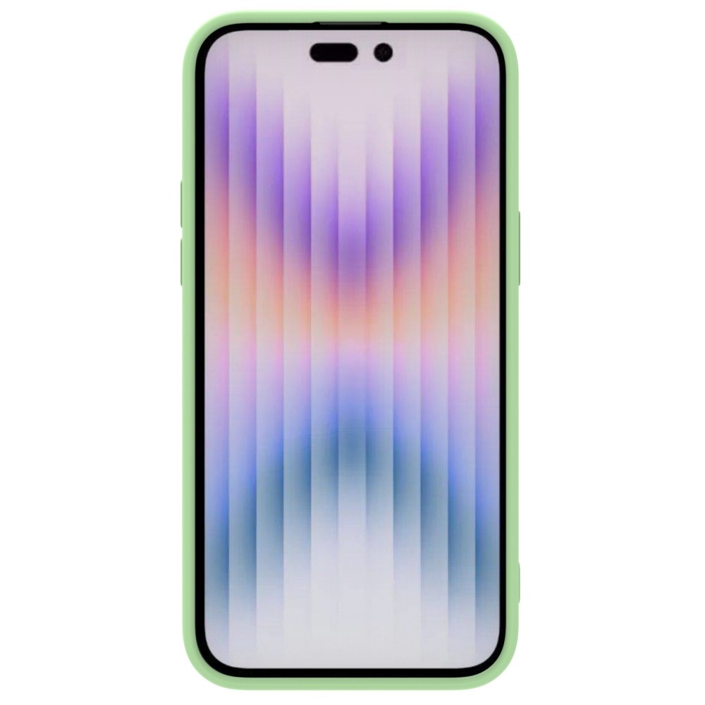 Soft CamShield Case iPhone 14 Pro licht groen