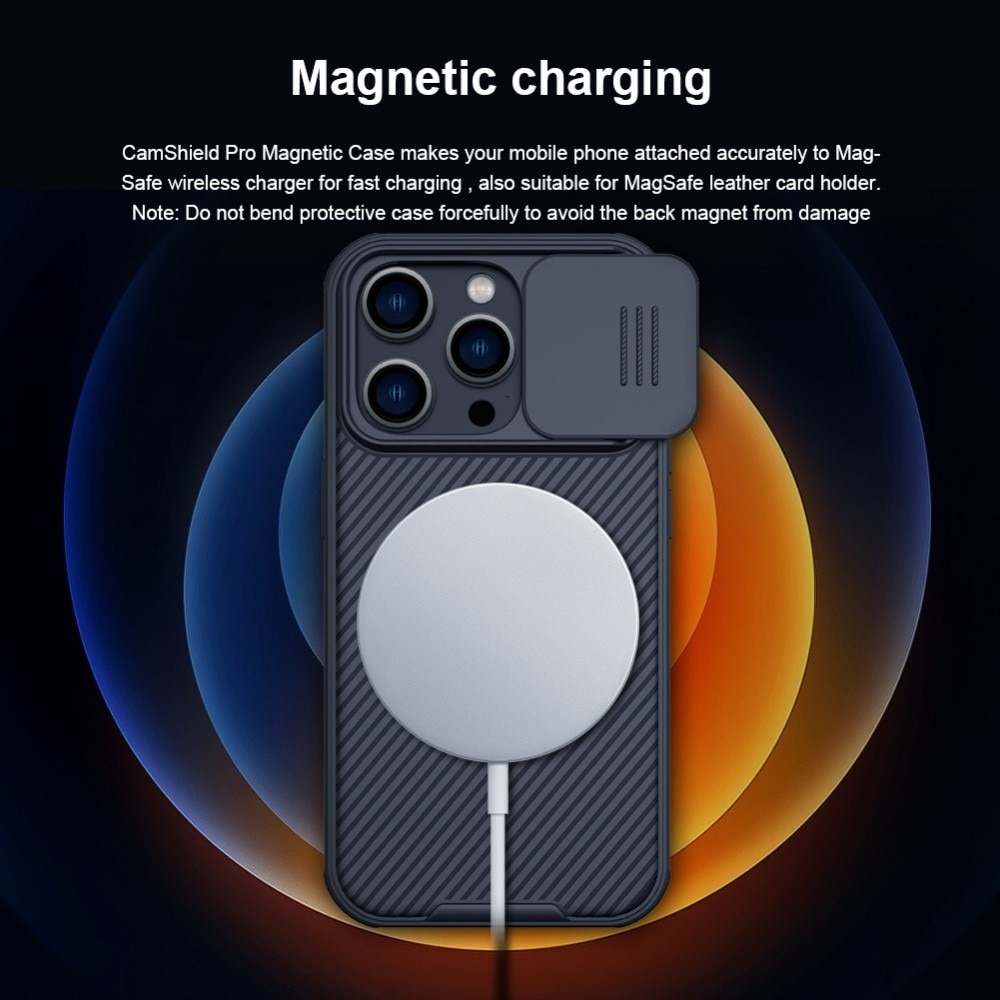 CamShield Magnetic Hoesje iPhone 14 Pro Zwart