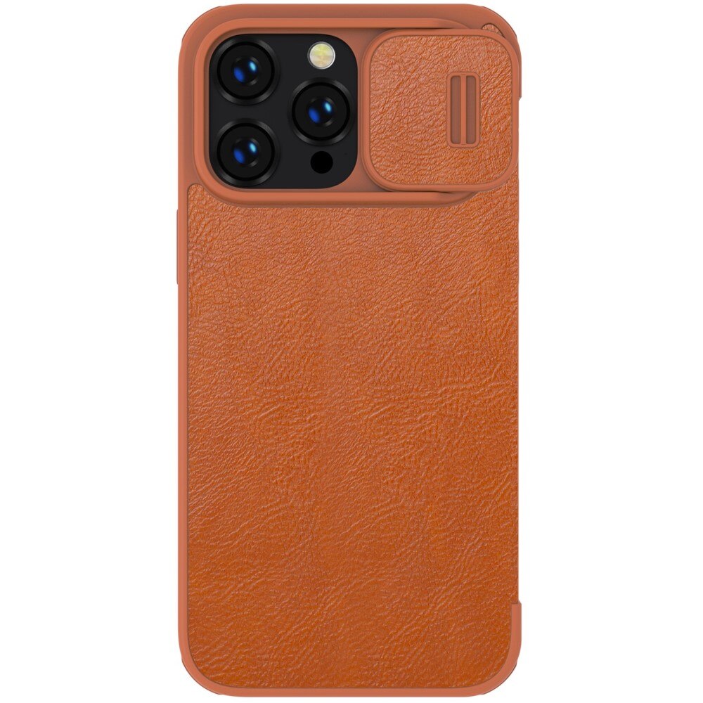 Qin Pro Camshield iPhone 14 Pro Bruin