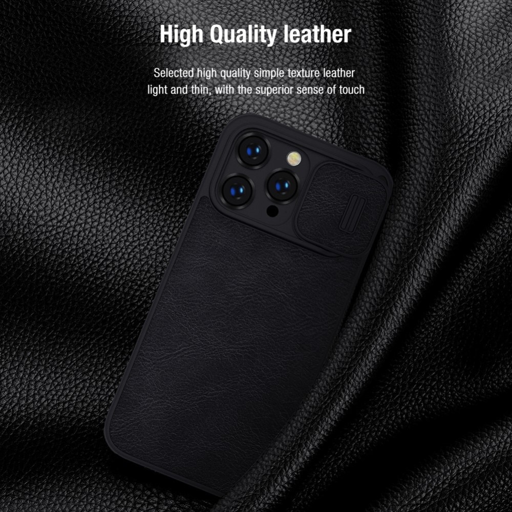 Qin Pro Camshield iPhone 14 Pro Zwart