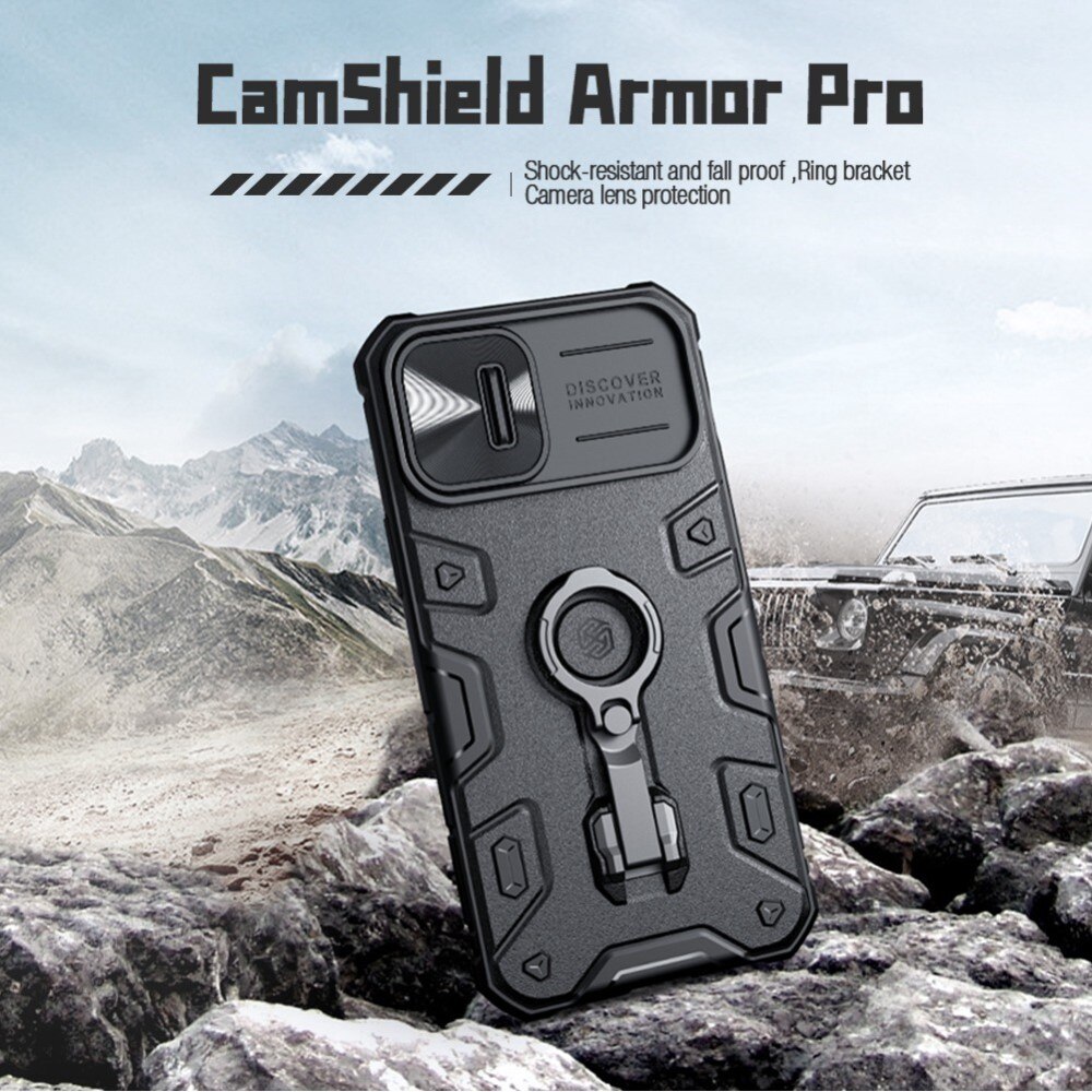 CamShield Armor iPhone 14 Plus Zwart