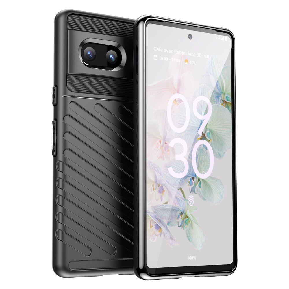 Google Pixel 7 Thunder TPU Case Zwart