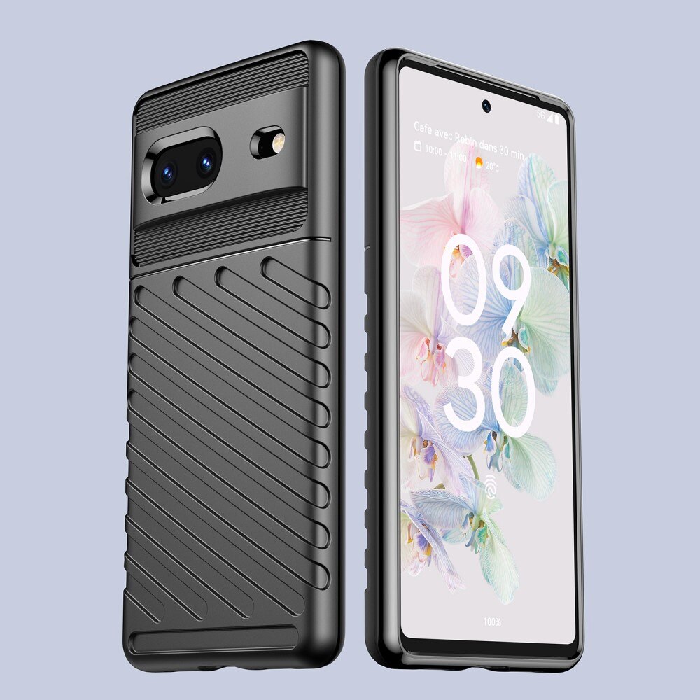 Google Pixel 7 Thunder TPU Case Zwart