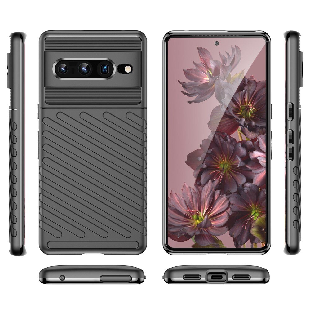 Google Pixel 7 Pro Thunder TPU Case Zwart